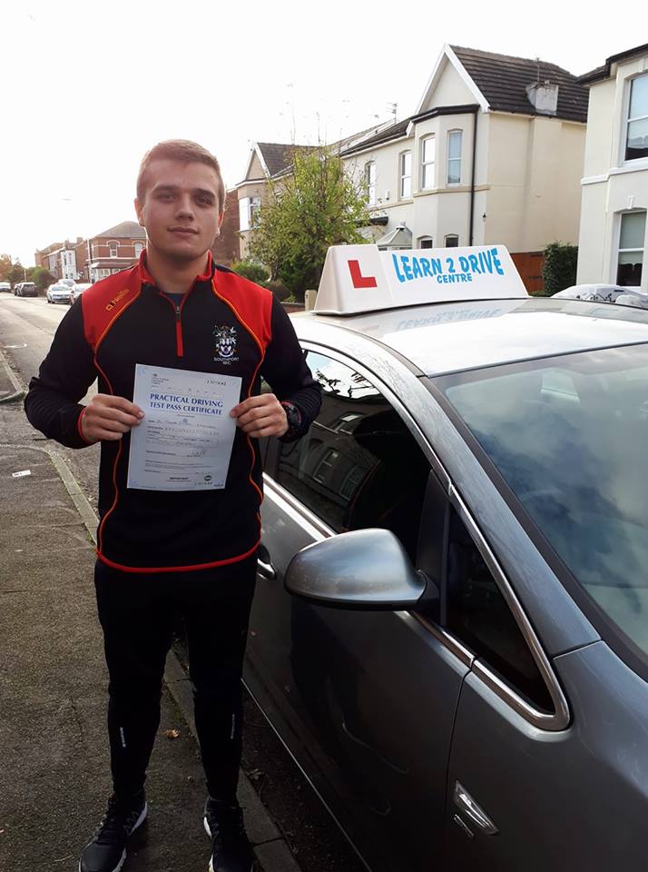 Tom Smallwood Passes his test